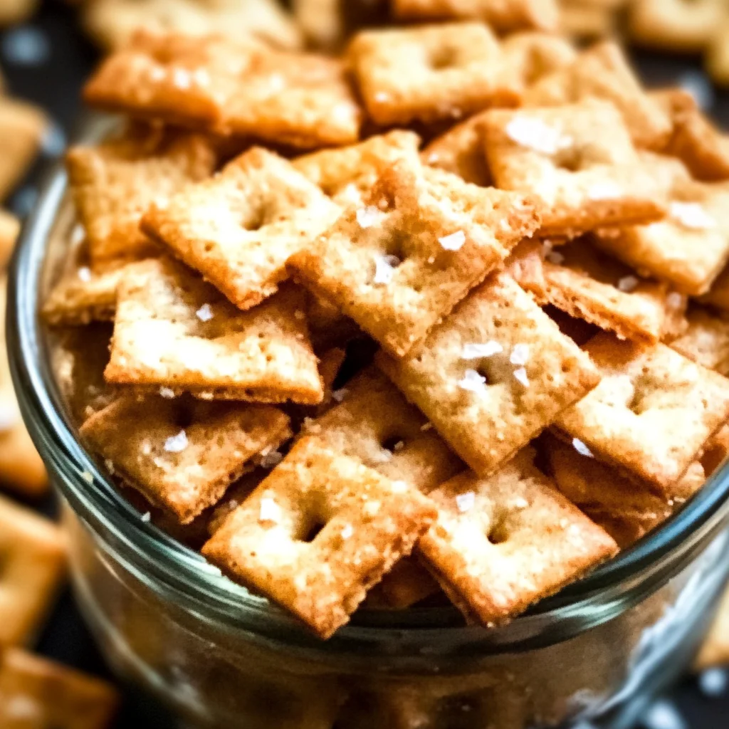 Sourdough Cheese Crackers