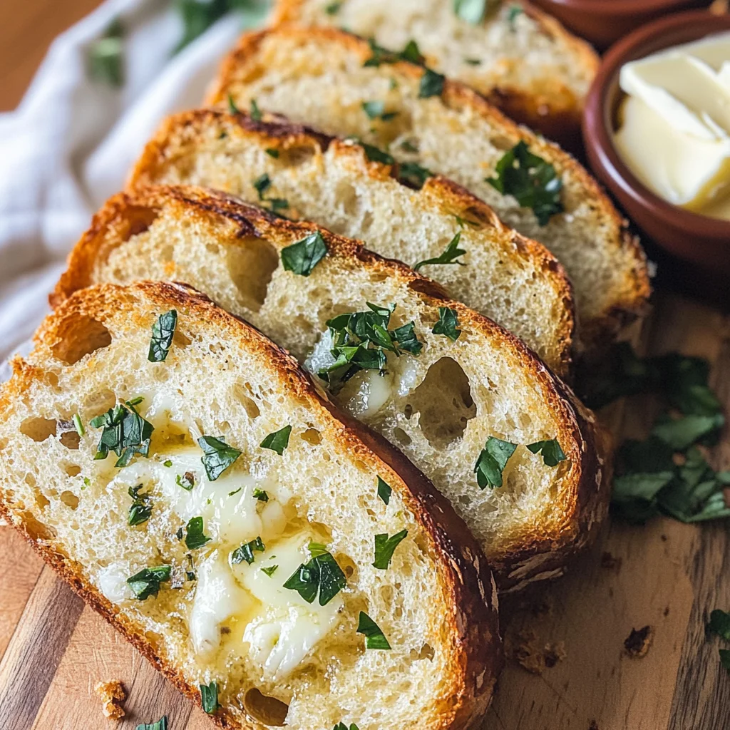 Sourdough Garlic Bread
