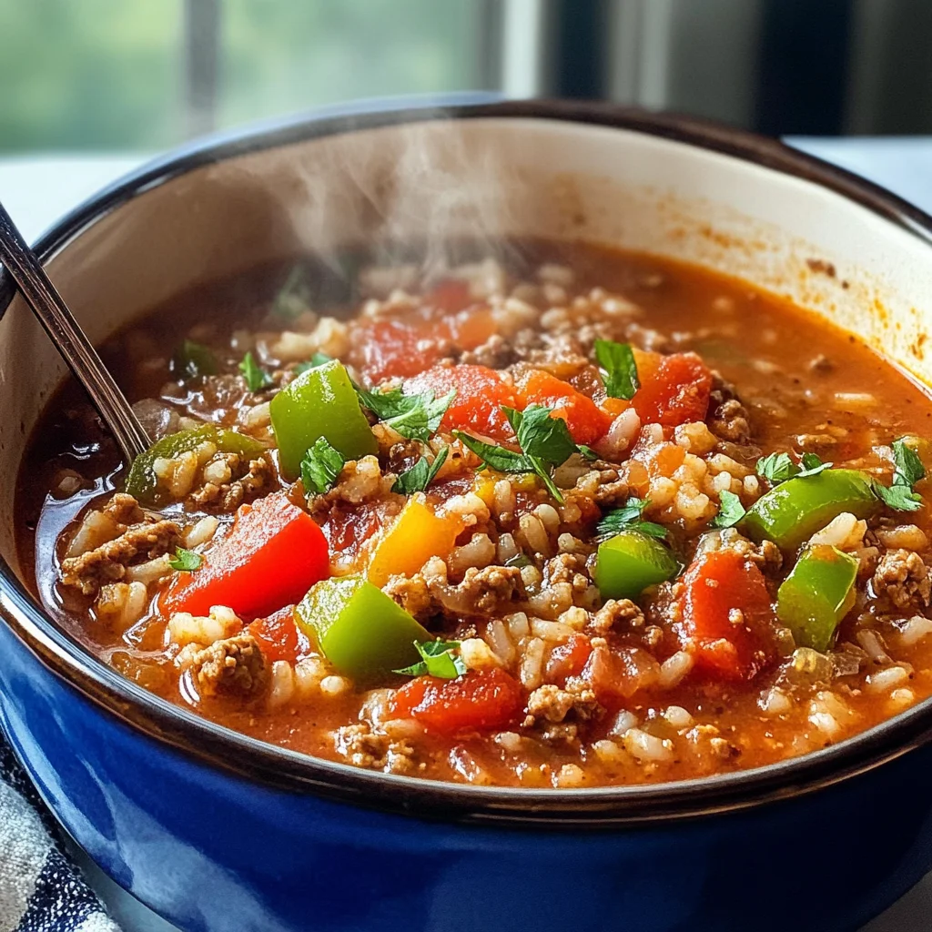Stuffed Pepper Soup
