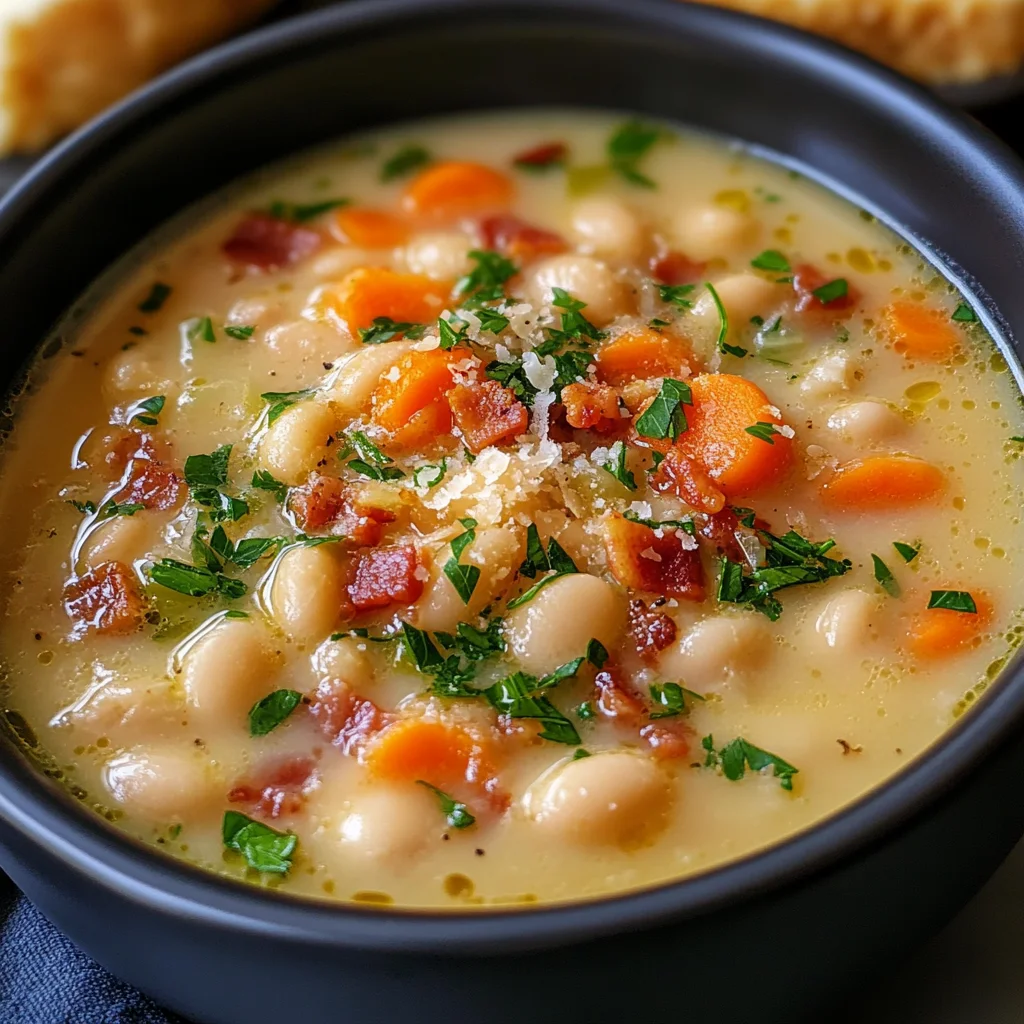 White Bean Soup with Bacon