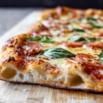artisan pizza dough- crispy, chewy, bubbly crust