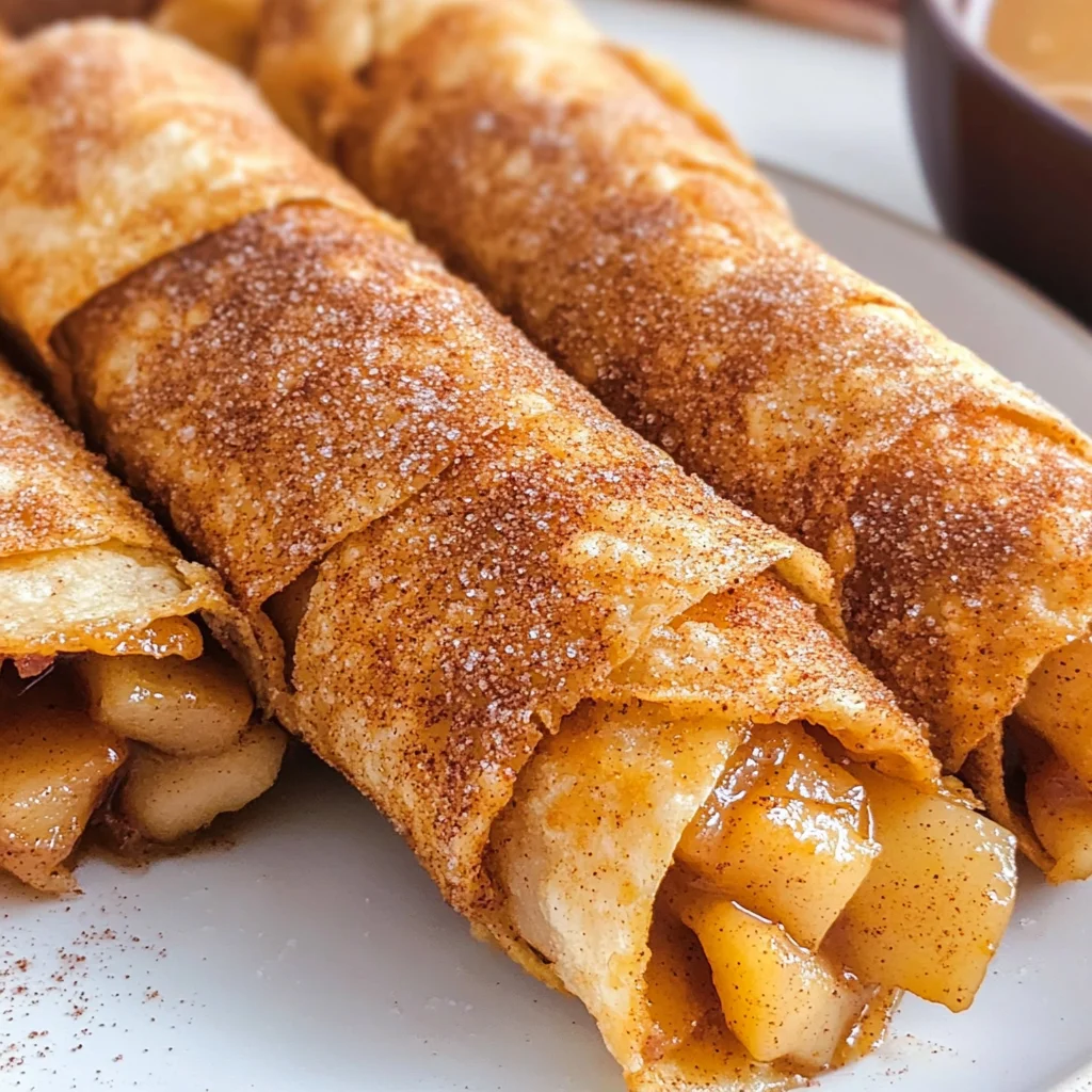 Air Fryer Apple Pie Taquitos