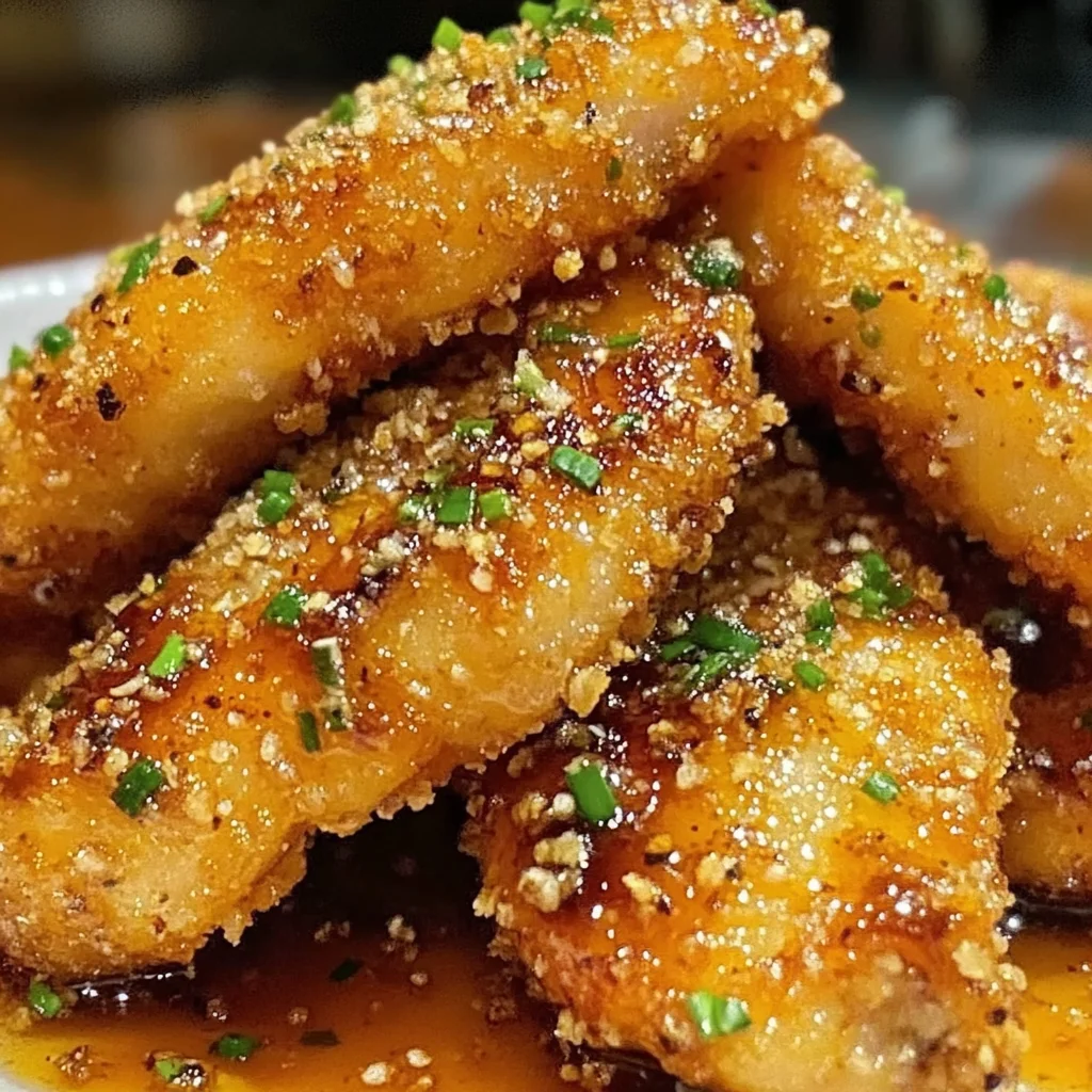 Air Fryer Honey Butter Garlic Chicken Tenders