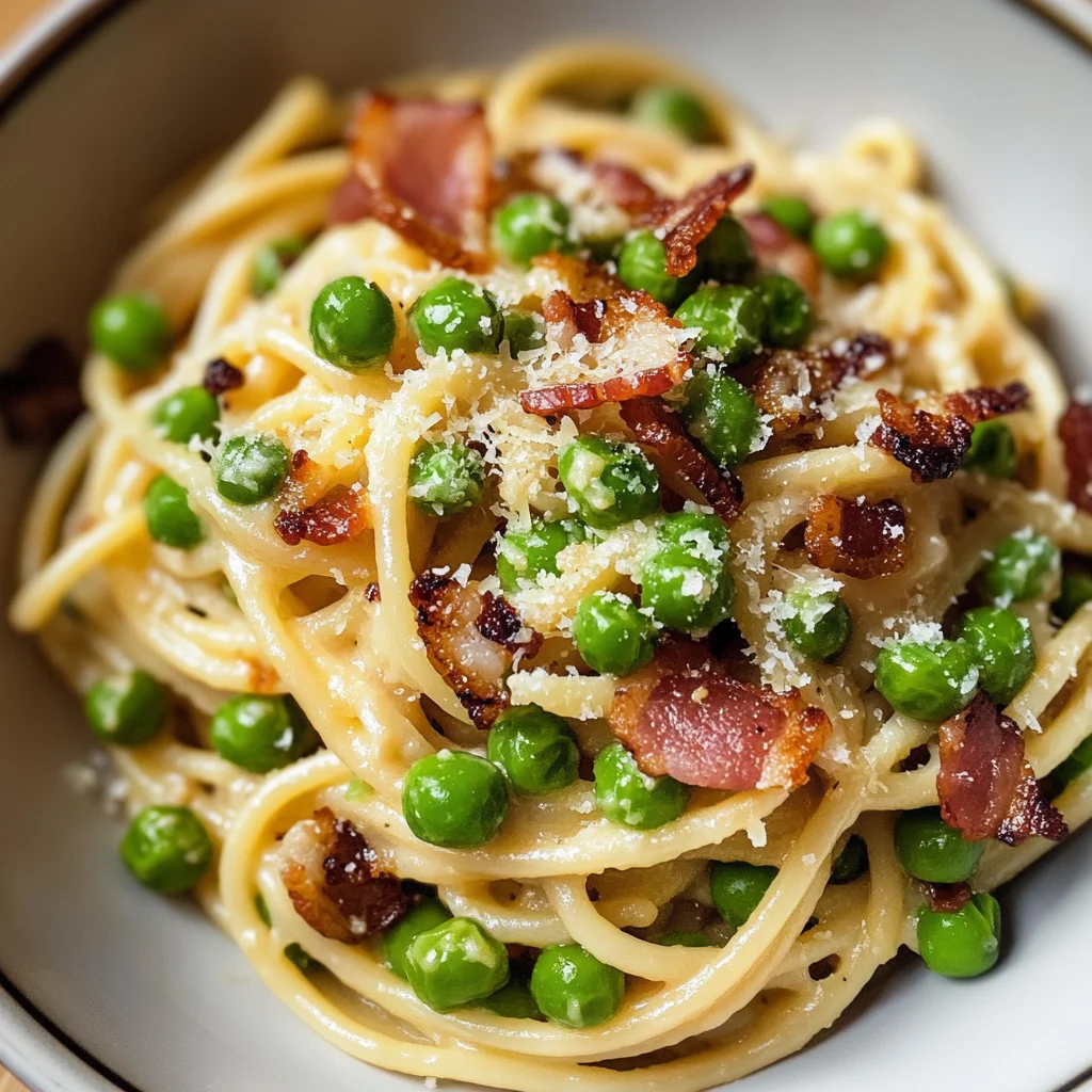 Bacon and Pea Pasta