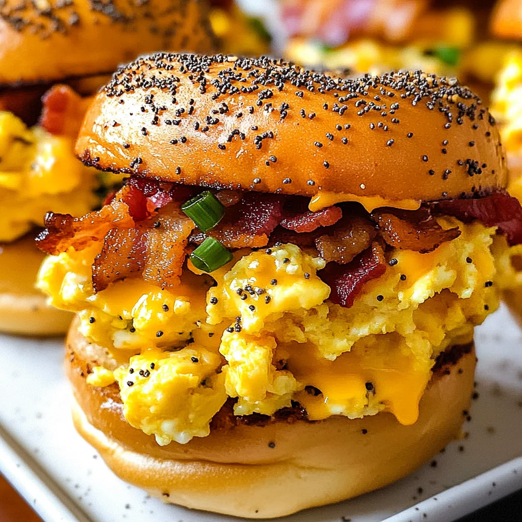 Bagel Breakfast Sliders