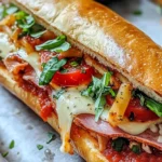 Baked Italian Grinder Sandwiches