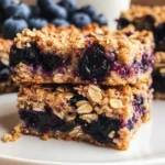Blueberry Baked Oatmeal Bars