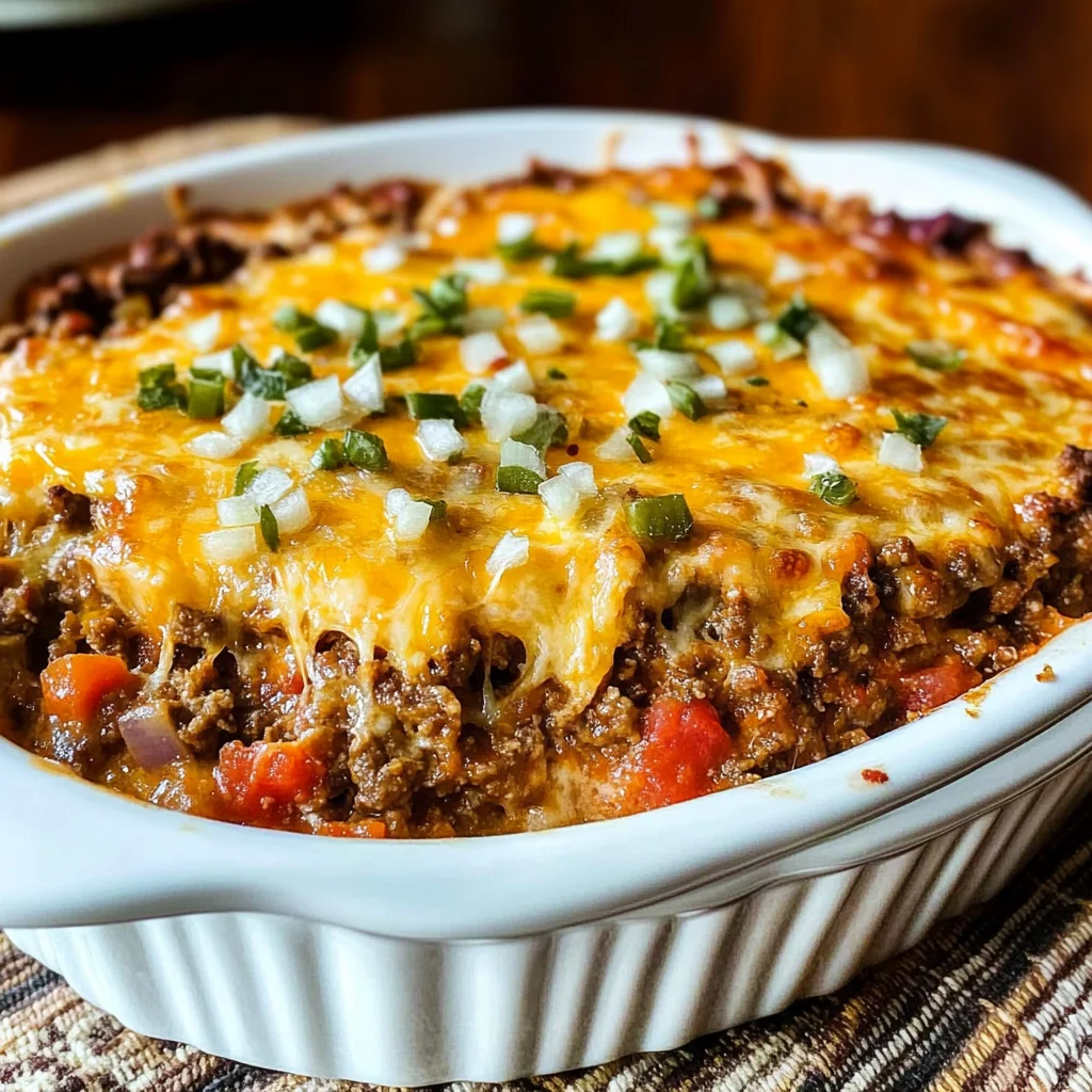 Cheesy Low-Carb Taco Casserole