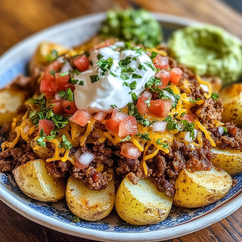 Cheesy Taco Potatoes