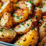 Crispy Garlic Parmesan Potatoes