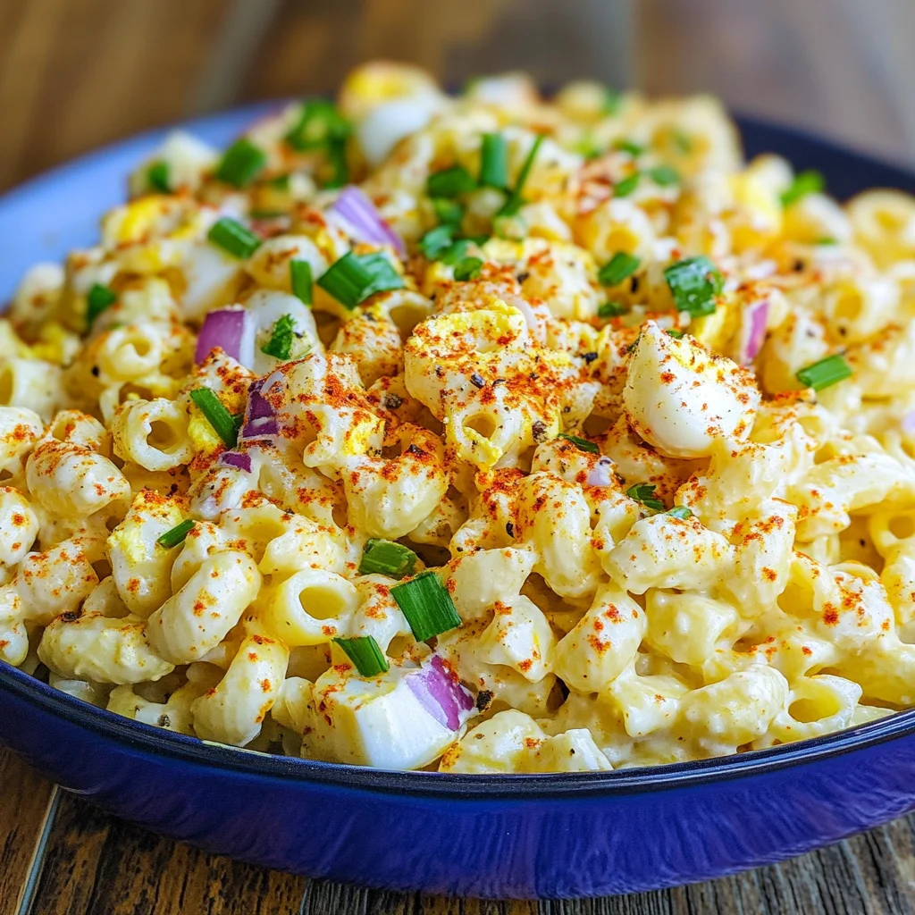 Deviled Egg Pasta Salad