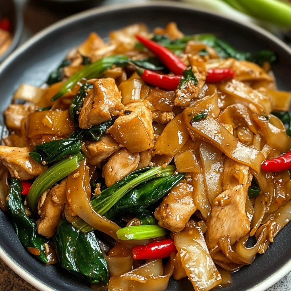 Drunken noodles