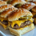 Easy Baked Cheeseburger Sliders