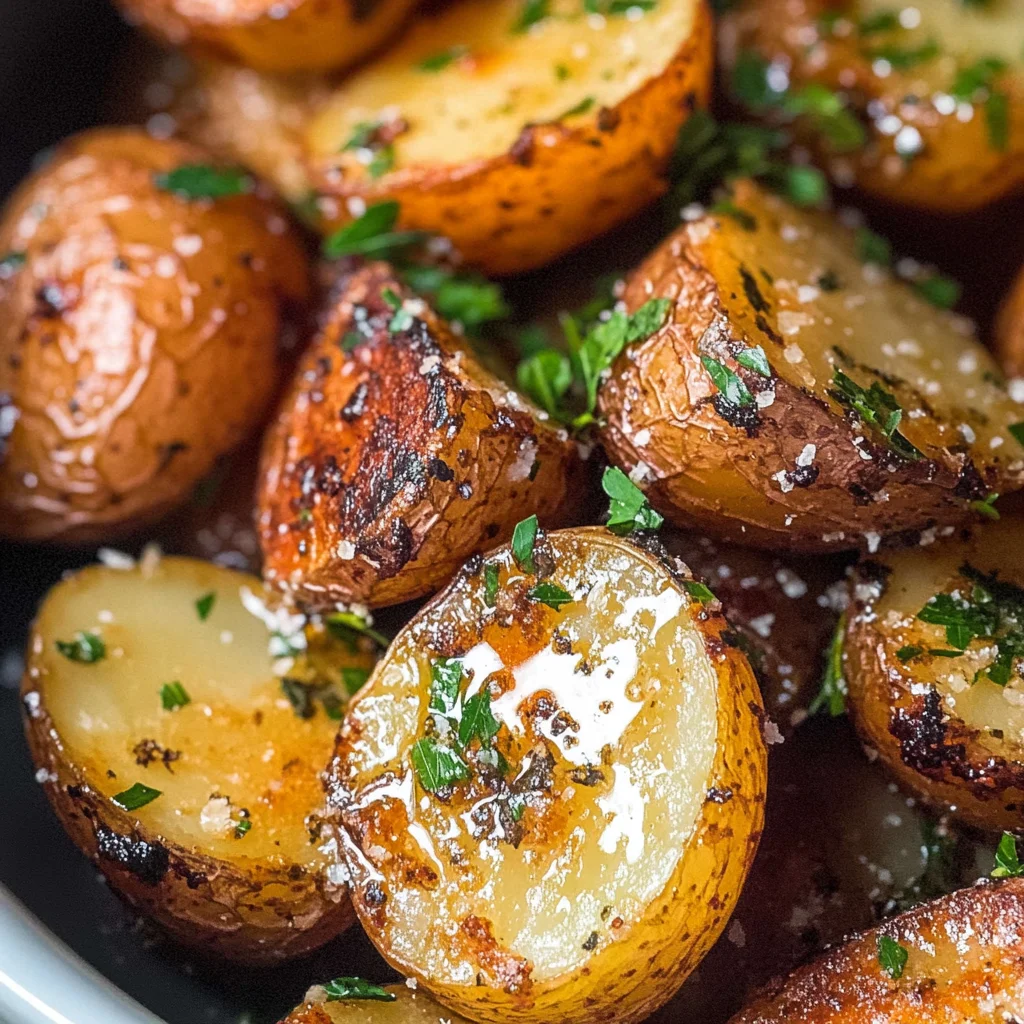 Garlic Butter Herbs Instant Pot Potatoes