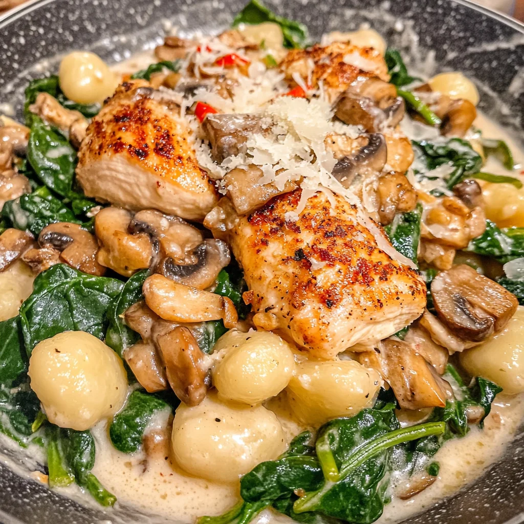 Garlic Chicken Gnocchi