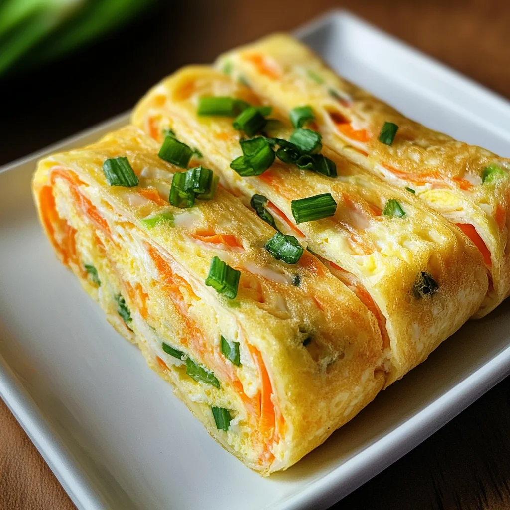 Gyeran Mari (Korean Rolled Omelette)