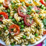 Healthy Creamy Pasta Salad