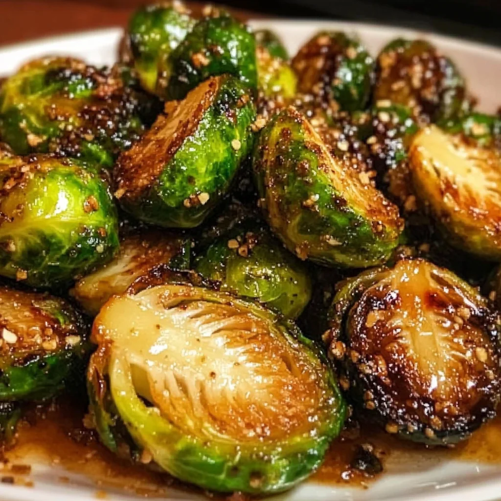 Honey Garlic Roasted Brussels Sprouts that Everyone Will Love