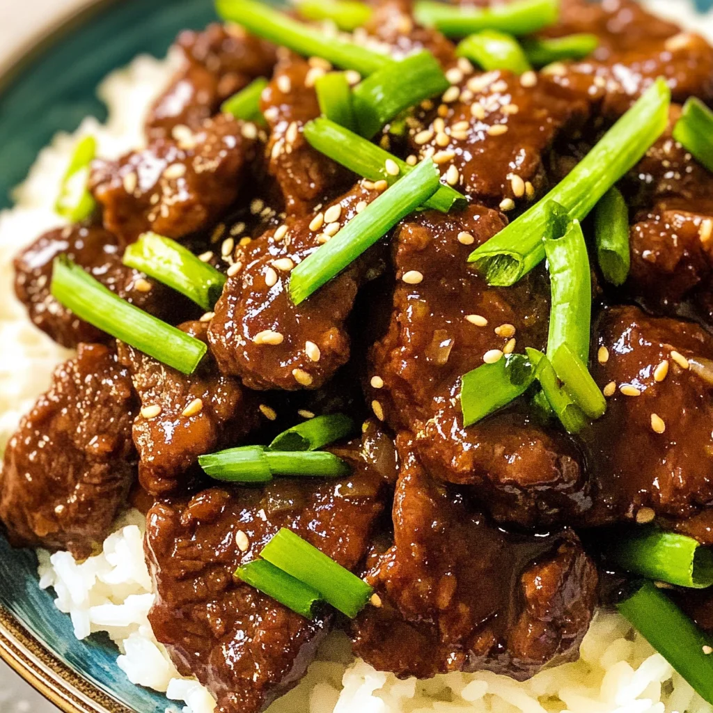 Instant Pot Mongolian Beef