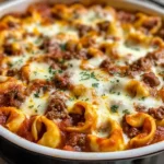 Irresistible Beefy Tortellini Bake for Cozy Nights Awaits!