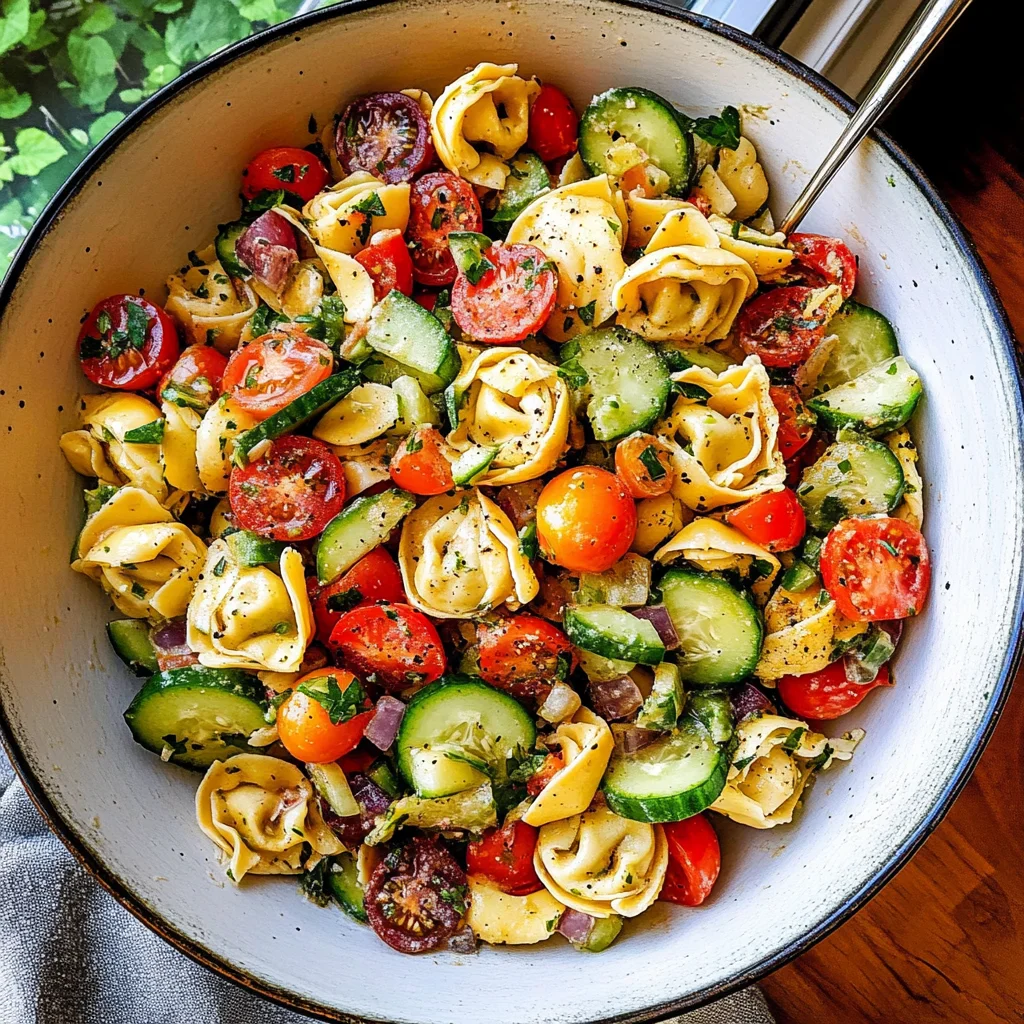 Italian Tortellini Pasta Salad