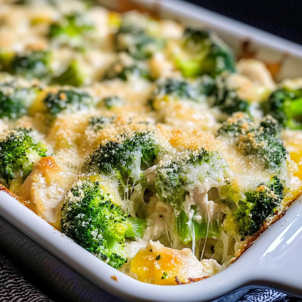 Keto Chicken Broccoli Casserole