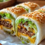 Low Carb Baked Big Mac Rolls