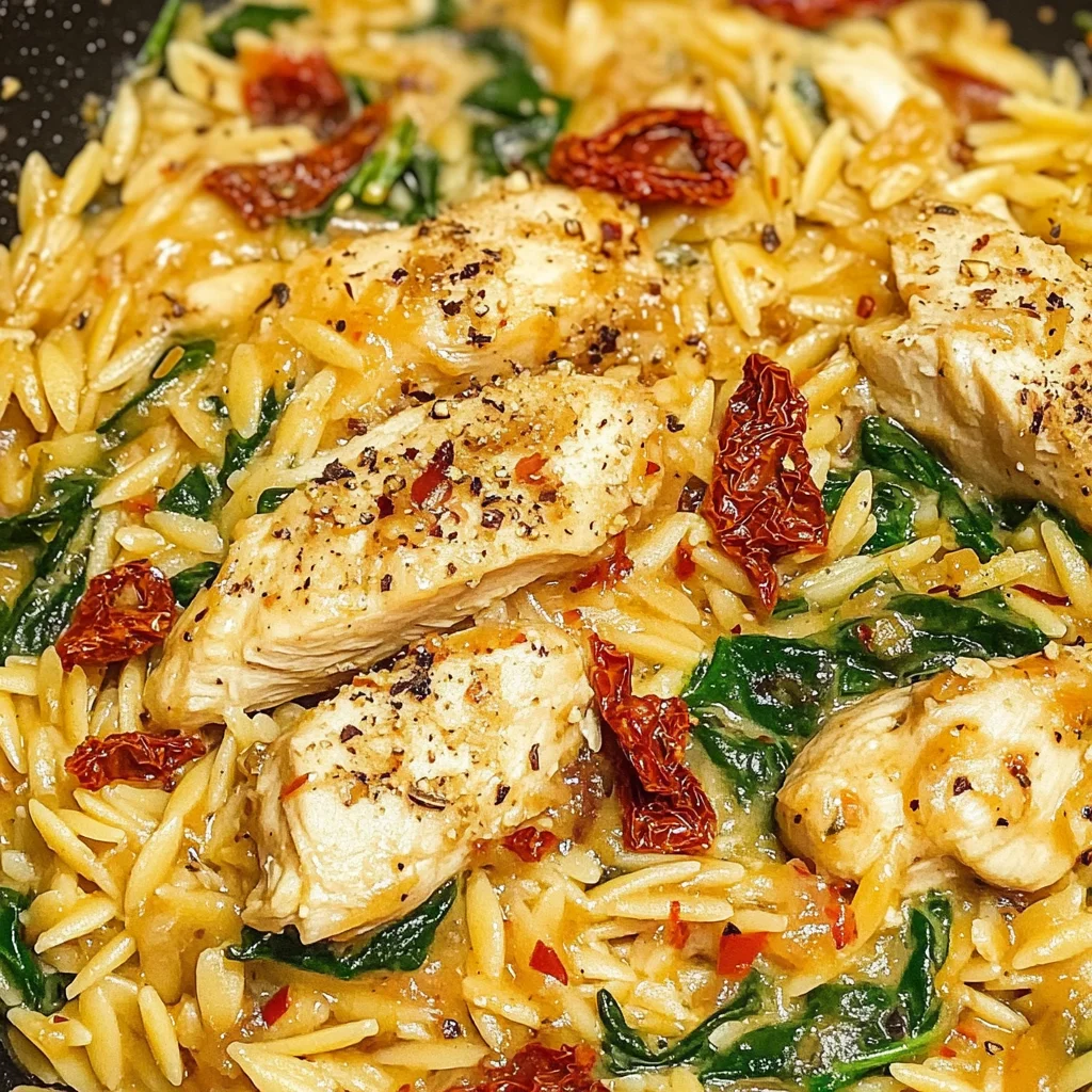 Marry Me Chicken Orzo {One Pot}