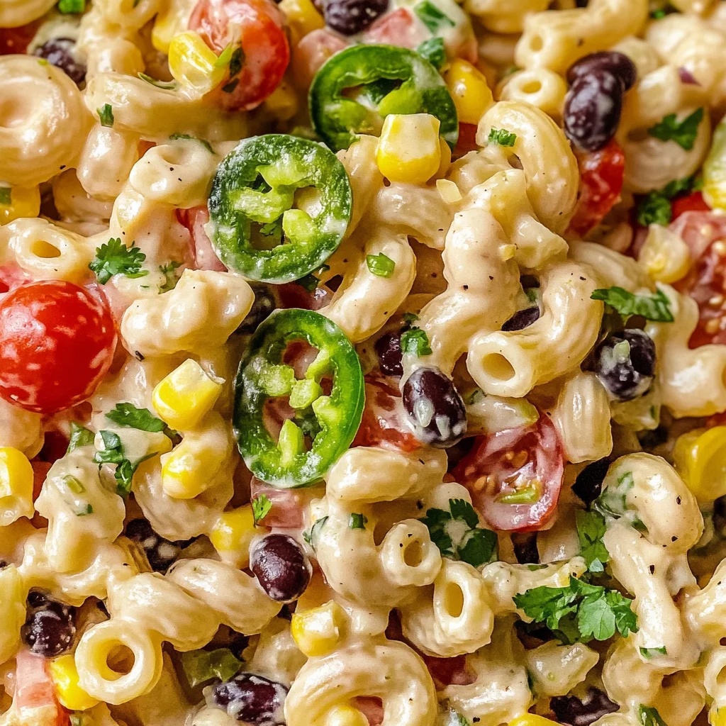 Mexican Macaroni Salad Recipe