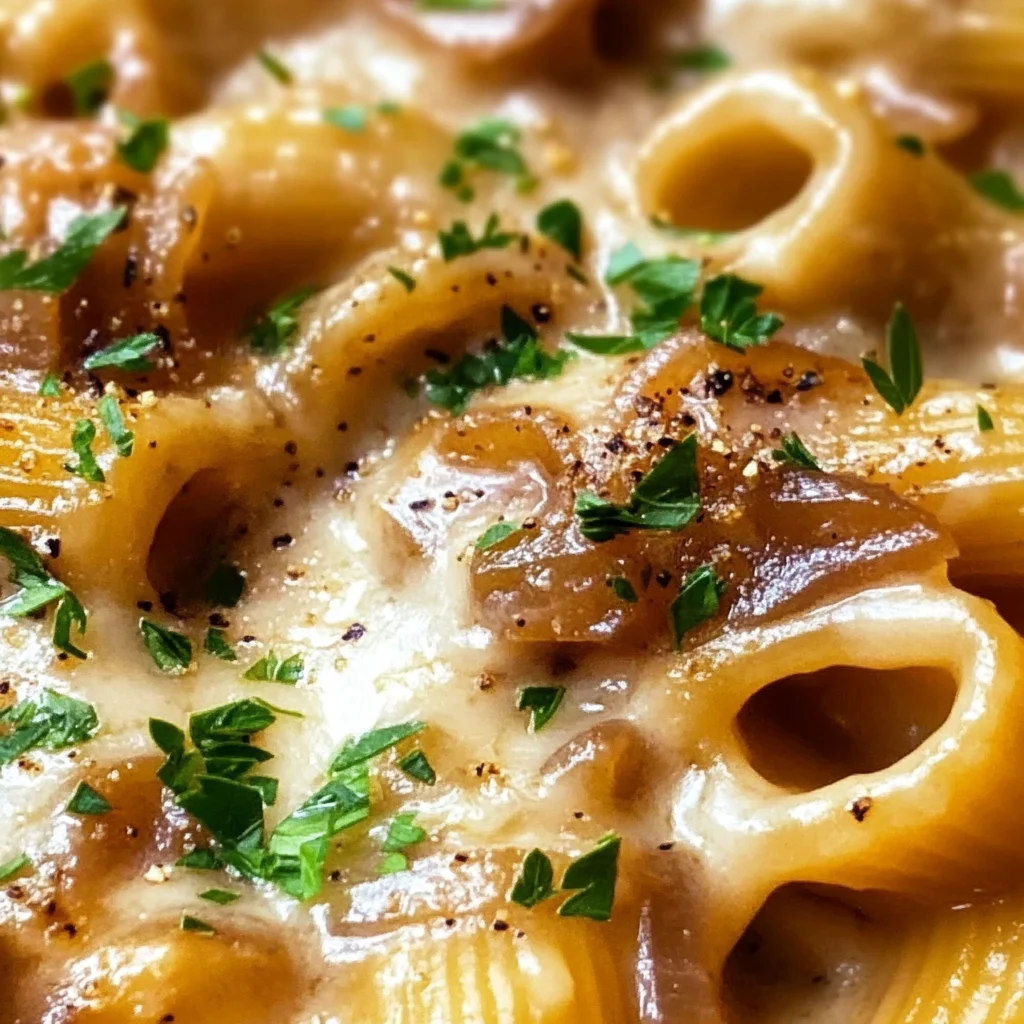 One Pot French Onion Pasta