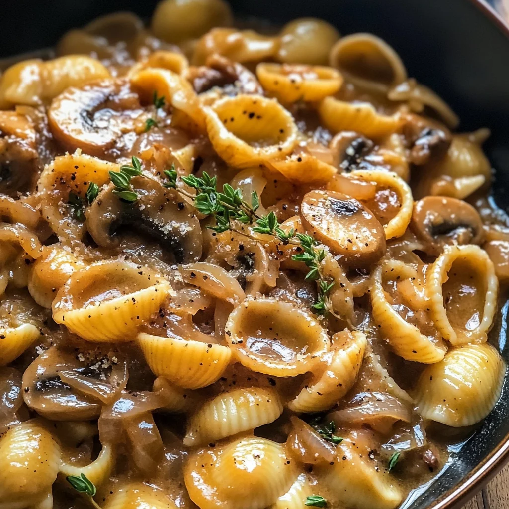 One Pot French Onion Pasta