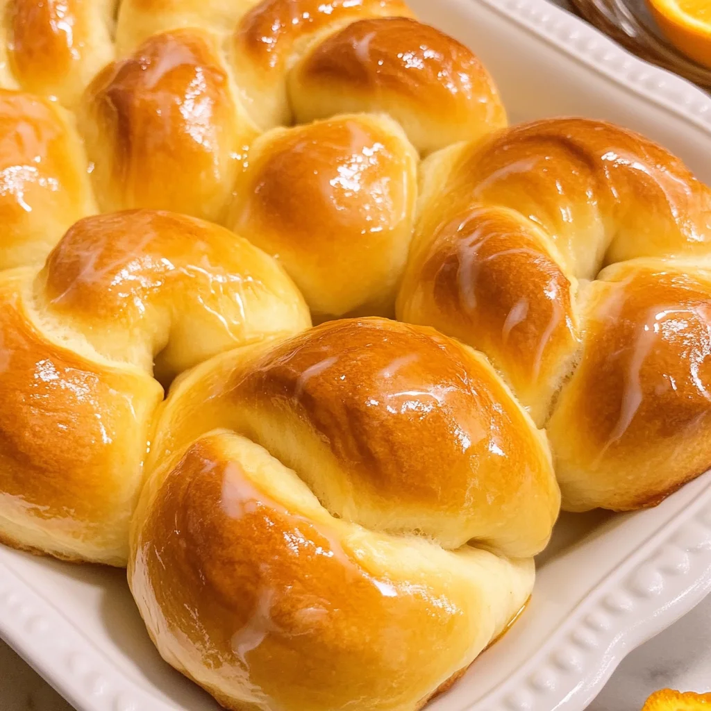 Orange Knot Rolls