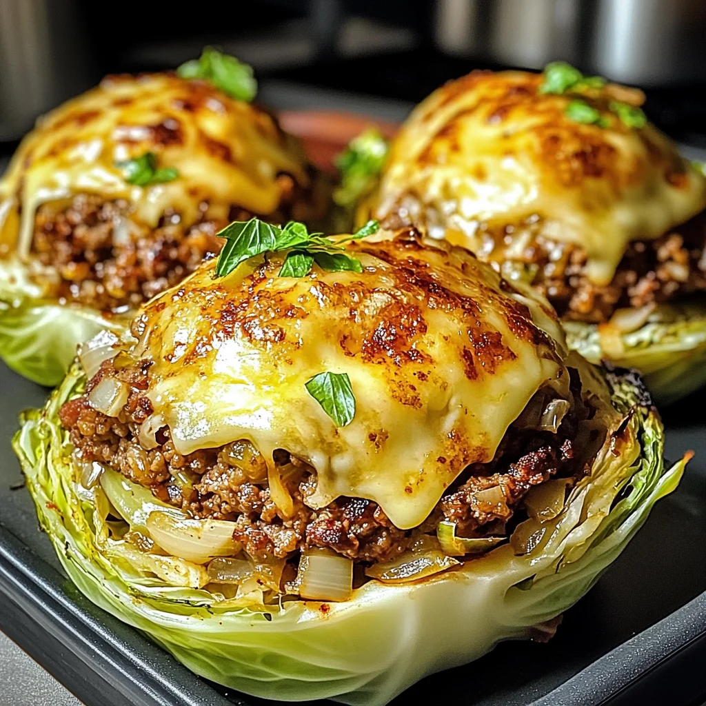 Oven-Baked Cabbage Burgers: A Healthy Twist on Classic Flavor