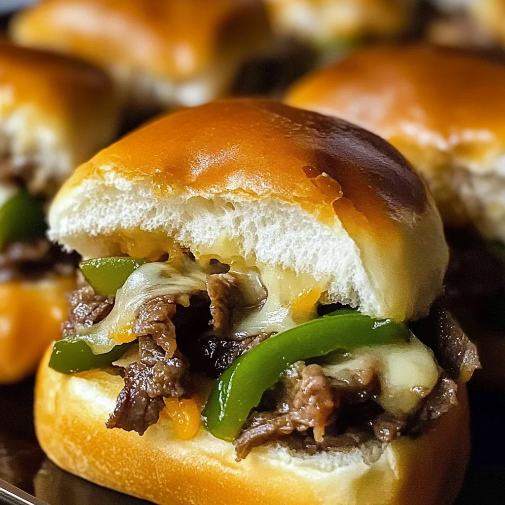 Philly Cheese Steak Sliders