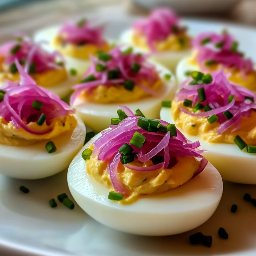 Pickled Onion Deviled Eggs: 7 Irresistible Flavor Bombs