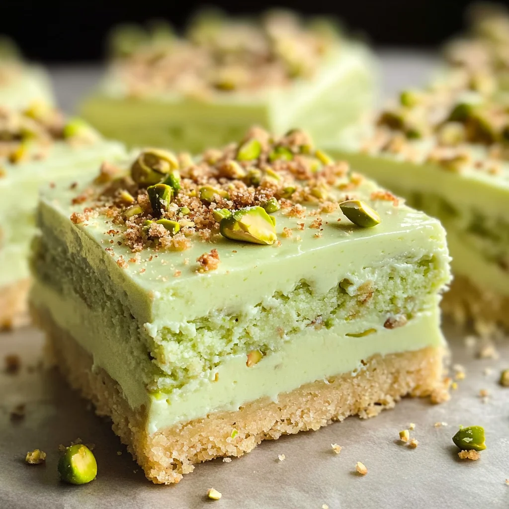Pistachio Cream Bars