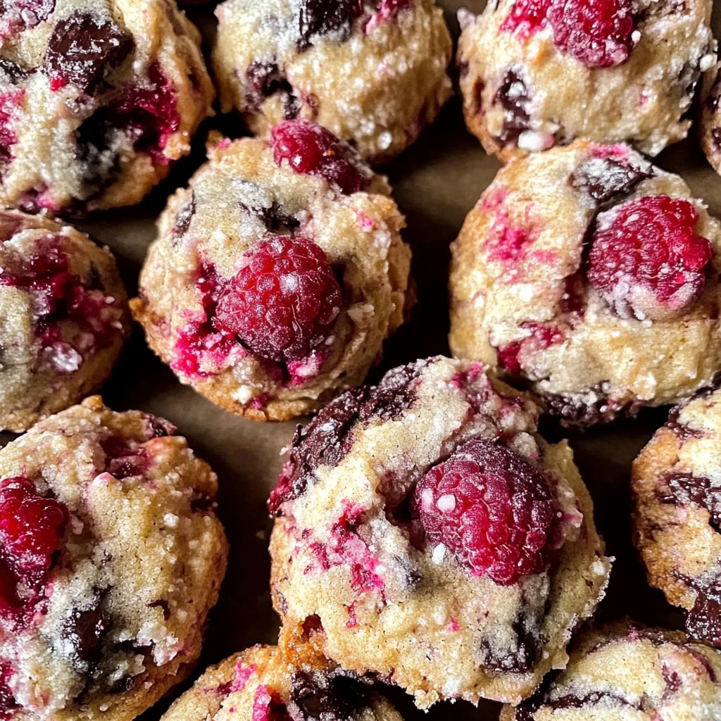 Raspberry Chocolate Chunk Cookies