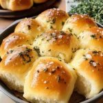 Rosemary Garlic Pull Apart Rolls