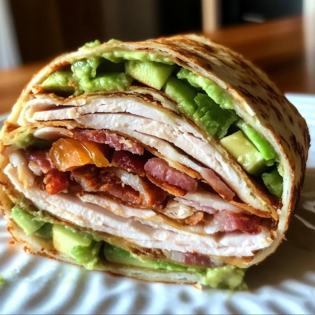 Scrumptious Turkey Avocado Club Wrap: 10-Minute Lunch Bliss