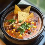 Slow Cooker Chicken Tortilla Soup