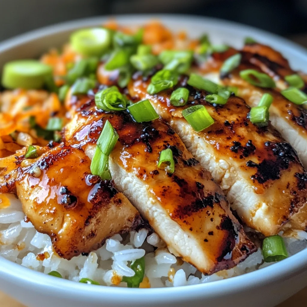 Spicy Maple Chicken & Coconut Rice