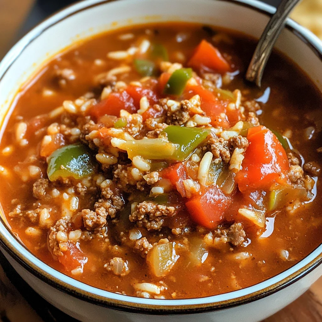 Stuffed Pepper Soup Recipe