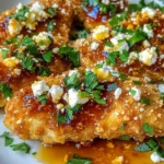 Crispy Hot Honey Feta Chicken