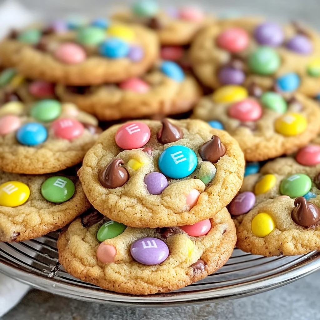 Easter Chocolate Chip M&M Cookies