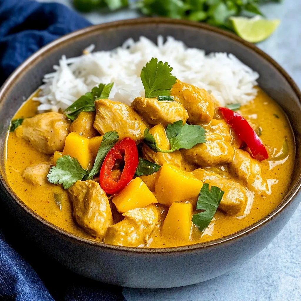 Easy Mango Chicken Curry