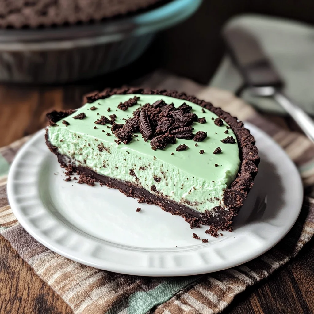Grasshopper Pie Recipe