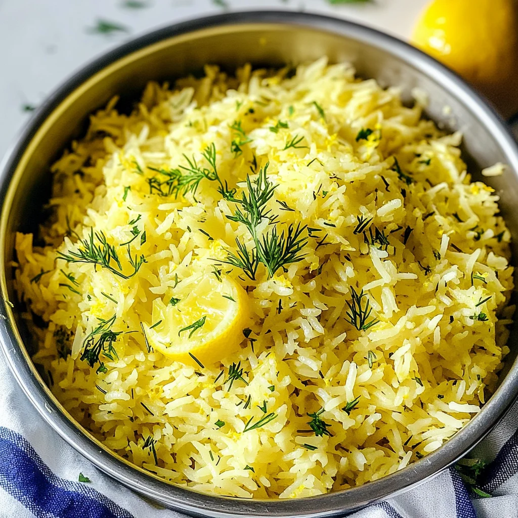 Greek Lemon Rice Recipe