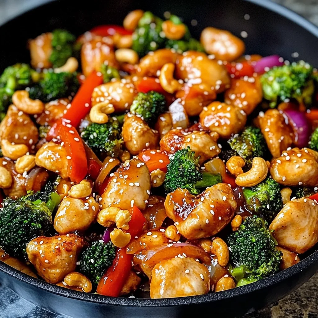 Honey Cashew Chicken