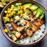 Honey Chipotle Chicken Rice Bowls