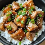 Honey Garlic Pork Rice Bowl
